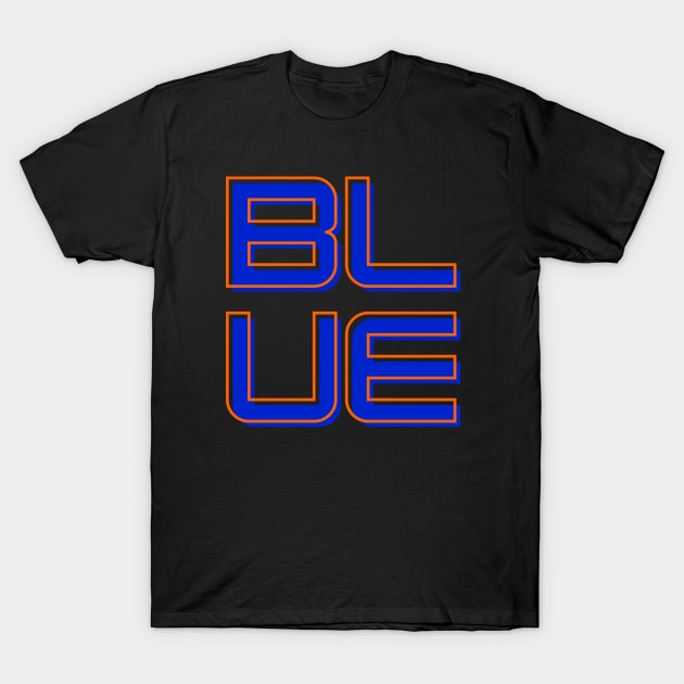 BLUE Bleu T-Shirt by 1001Kites